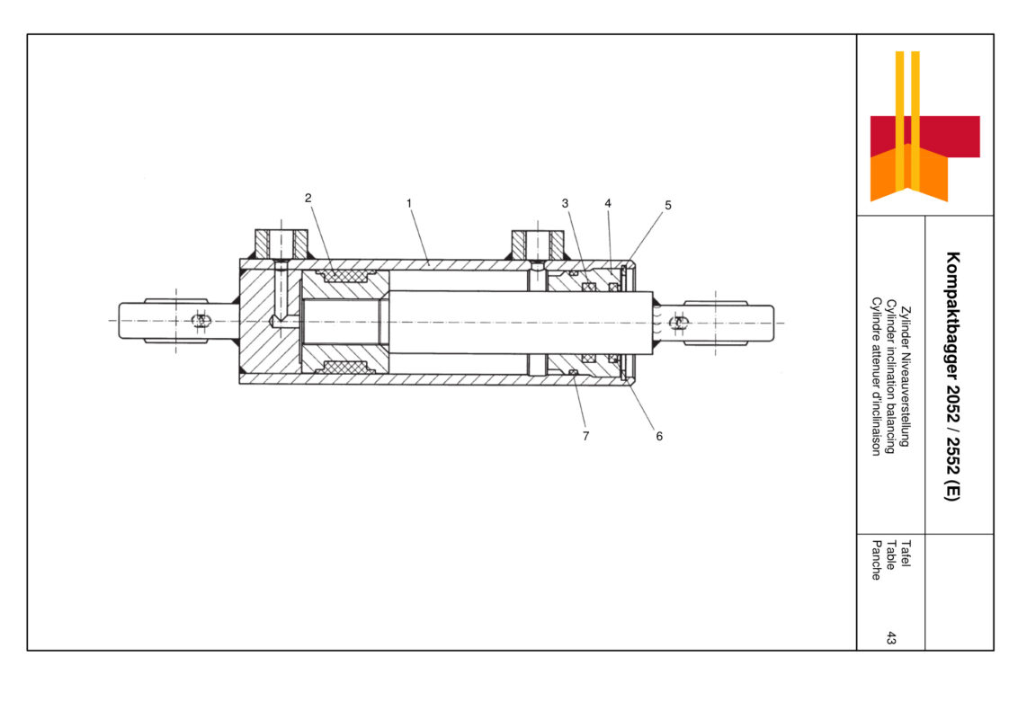 Cylindre attenuer d’inclinaison